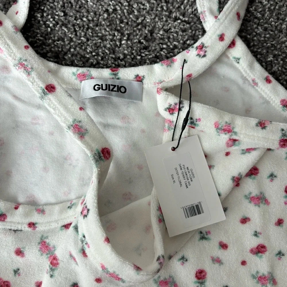 Guizio Terry Floral Matching Skort Set